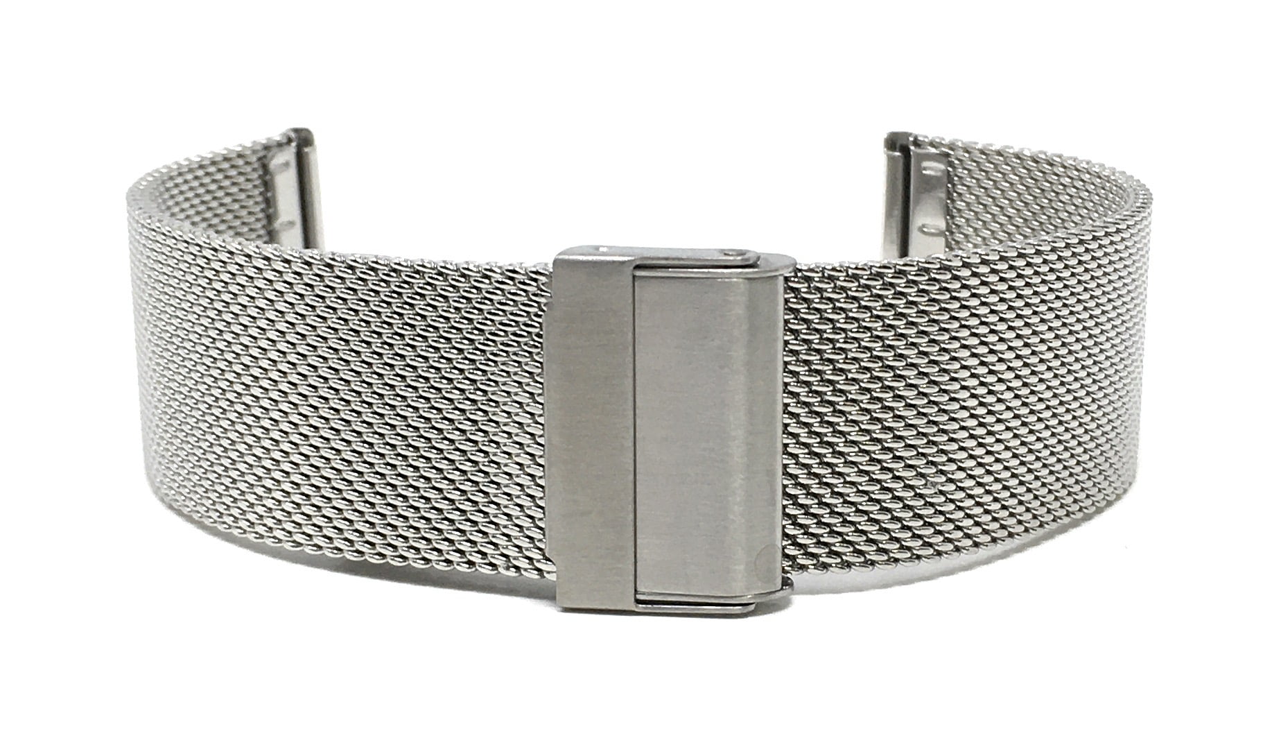 Buy Black Mesh Milanese MAGNETIC BUCKLE Watch Strap Bracelet Steel 18mm  20mm 22mm Online in India - Etsy
